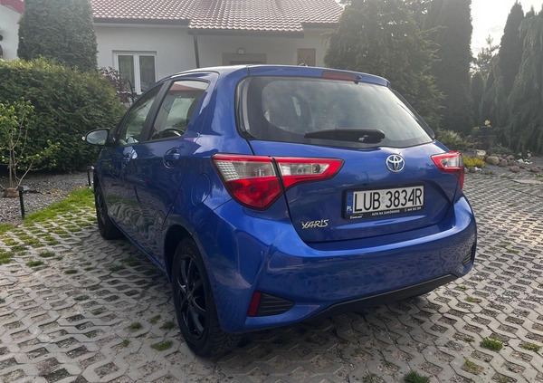 Toyota Yaris cena 46500 przebieg: 80000, rok produkcji 2017 z Lublin małe 781